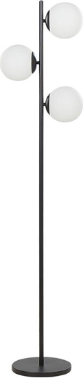 Picture of Lampa podogowa Beliani Lampa podogowa metalowa czarna WADI