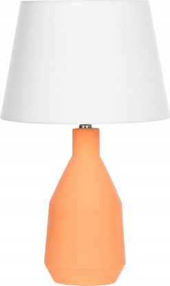 Picture of Lampa stoowa Beliani Lampa stoowa ceramiczna pomaraczowa LAMBRE