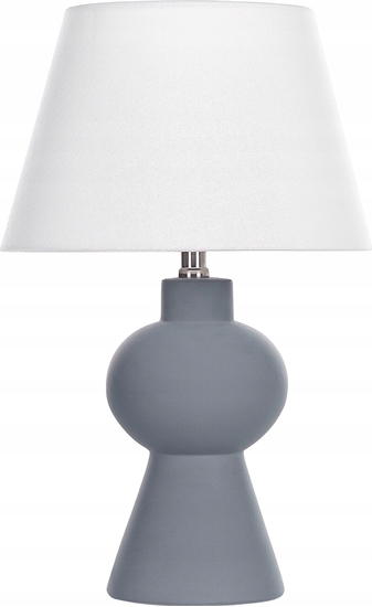 Picture of Lampa stoowa Beliani Lampa stoowa ceramiczna szara FABILOS