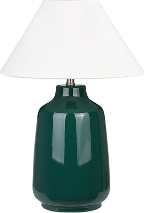 Picture of Lampa stoowa Beliani Lampa stoowa ceramiczna zielona CARETA