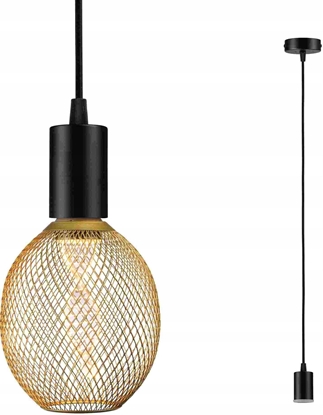 Picture of Lampa sufitowa Paulmann Lampa sufitowa RAVI E27 max.60W IP44 230V czarny matowy / metal