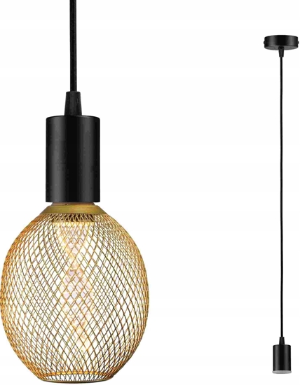 Picture of Lampa sufitowa Paulmann Lampa sufitowa RAVI E27 max.60W IP44 230V czarny matowy / metal