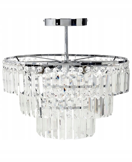 Изображение Lampa wiszca Beliani yrandol AMENEIRO Przezroczysty