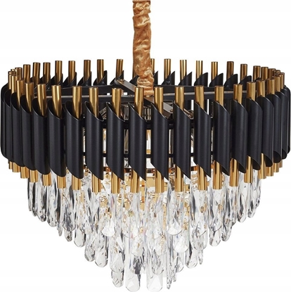 Picture of Lampa wiszca Beliani yrandol z krysztakami zoty ABELLAS