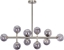 Picture of Lampa wiszca Beliani Lampa wiszca 10-punktowa metalowa srebrna RAMIS