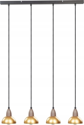 Picture of Lampa wiszca Beliani Lampa wiszca 4-punktowa metalowa mosina CASTALY