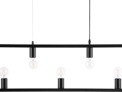 Picture of Lampa wiszca Beliani Lampa wiszca metalowa czarna BAYAS