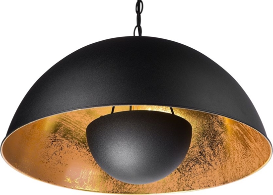 Picture of Lampa wiszca Beliani Lampa wiszca metalowa czarna THAMES II