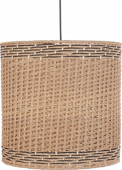 Изображение Lampa wiszca Beliani Pleciona lampa wiszca naturalna LUAPULA