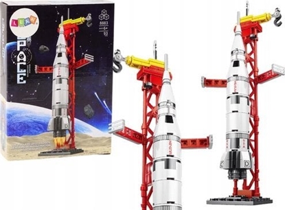 Picture of LeanToys Zestaw Klocków Konstrukcyjnych Statek Kosmiczny Kosmos Rakieta 93 ele.