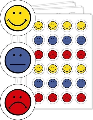 Attēls no LearnHow Naklejki motywacyjne - Nastroje 144 szt.