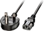Attēls no Lindy UK 3 Pin Plug to IEC C13 Mains Power Cable, 3m