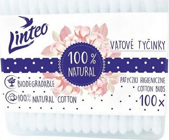 Picture of Linteo Patyczki Kosmetyczne 100szt Box Linteo...