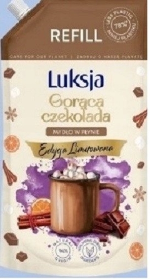 Picture of LUKSJA Mydo w pynie Gorca Czekolada - zapas 900 ml