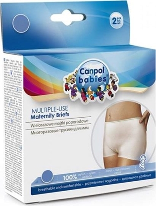 Picture of Majtki poporodowe Canpol wielorazowe siateczkowe XL 2szt.