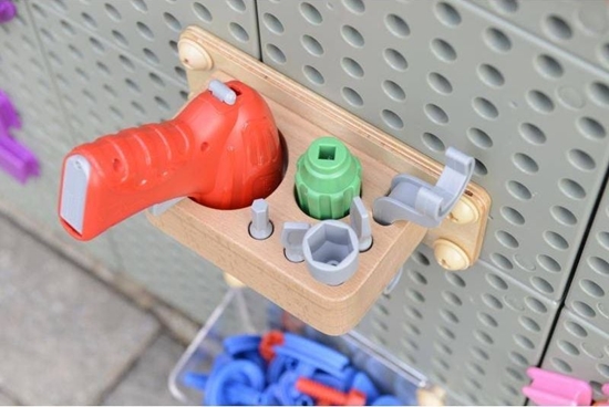 Picture of Masterkidz Zestaw Narzdzia Z Wkrtark 8 Elementów - Tablica Naukowo-Kreatywna Masterkidz STEM