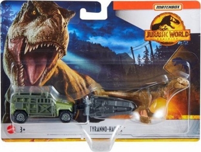 Изображение Mattel Pojazd Matchbox Jurassic World Transporter Dinozaurów Tyranno-Hauler