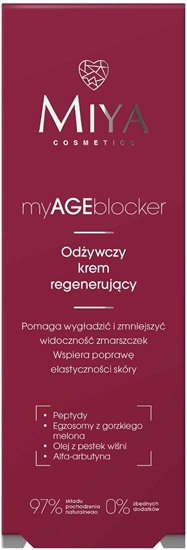 Picture of MIYA myAGEblocker Odywczy krem regenerujcy 50 ml