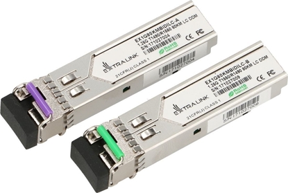 Picture of Modu SFP ExtraLink EXTRALINK SFP 1.25G WDM 1490/1550NM SM 80KM LC DOM - PAIR
