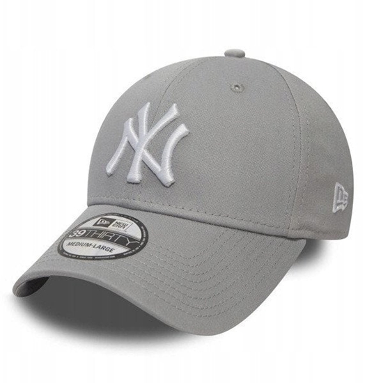Picture of New Era 39THIRTY League Essential New York Yankees MLB Cap 10298279 szary S/M