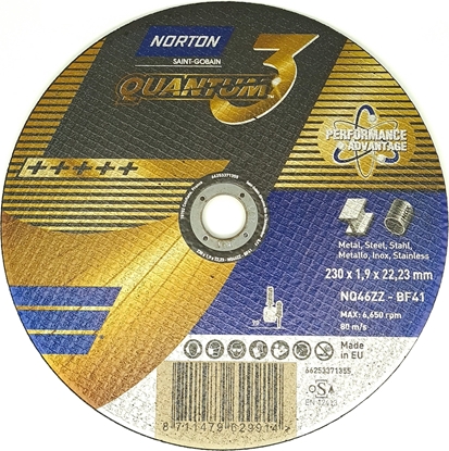 Picture of NQ46ZZ-230x1.9x22.23-T41 NOR-Quantum3