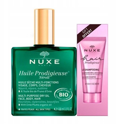 Attēls no Nuxe Huile Prodigieuse Néroli Dry oil set 100 ml + shampoo 30 ml