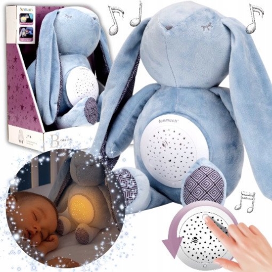 Изображение Obrotowy projektor dla dzieci usypiacz krÃ³lik pluszowy