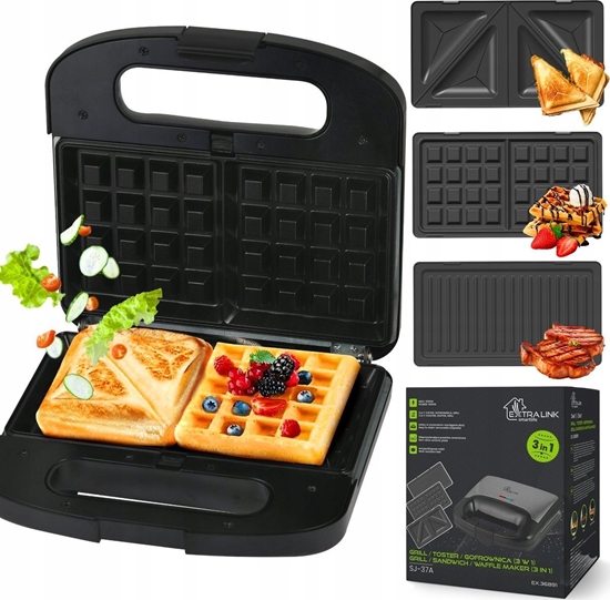 Picture of Opiekacz ExtraLink EXTRALINK SMART LIFE GRILL SANDWICH & WAFFLE MAKER SJ-37A