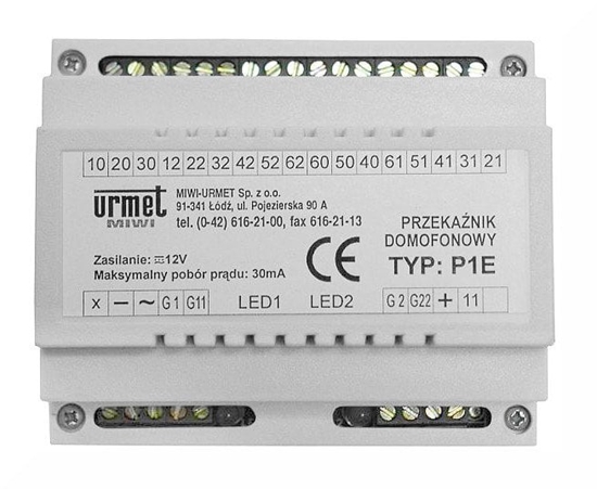 Picture of P1E URMET Przekanik dwuwejciowy