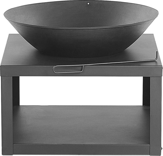 Picture of Palenisko ogrodowe Beliani Palenisko ogrodowe stalowe czarne TANARA