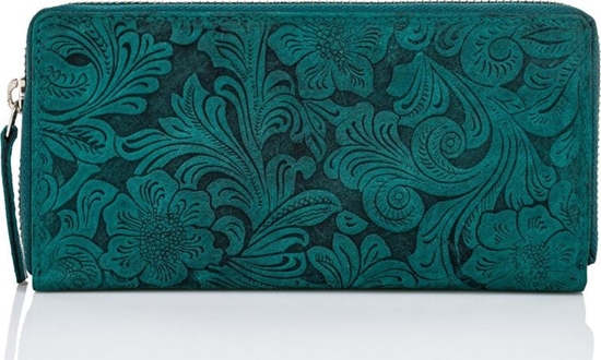 Picture of Paolo Peruzzi CZARNY PORTFEL DAMSKI PAOLO PERUZZI NA SUWAK KWIATY T-08-GR