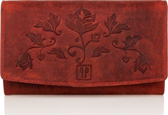 Picture of Paolo Peruzzi DAMSKI PORTFEL SKÓRZANY VINTGE PAOLO PERUZZI T-01-RD