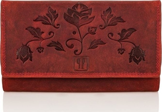 Picture of Paolo Peruzzi DAMSKI PORTFEL SKÓRZANY VINTGE PAOLO PERUZZI T-05-RD