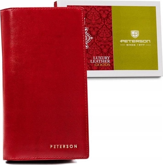 Изображение Peterson Duy, skórzany portfel damski na magnes  Peterson