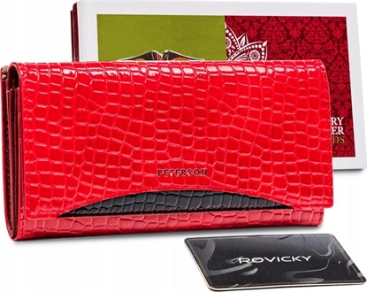 Изображение Peterson Duy, skórzany portfel damski z systemem RFID  Peterson NoSize