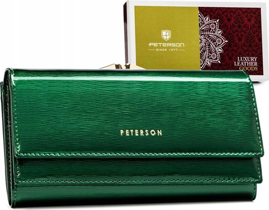 Изображение Peterson Duy, skórzany portfel damski z systemem RFID - Peterson NoSize