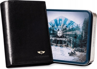 Изображение Peterson Duy, skórzany portfel mski bez zapicia zewntrznego  Peterson NoSize