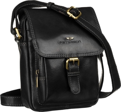 Изображение Peterson Listonoszka skórzana Peterson PTN TB-012-COM BLACK czarna