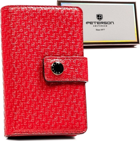 Изображение Peterson Portfel damski w orientacji pionowej ze skóry ekologicznej zdobionej toczeniem - Peterson NoSize