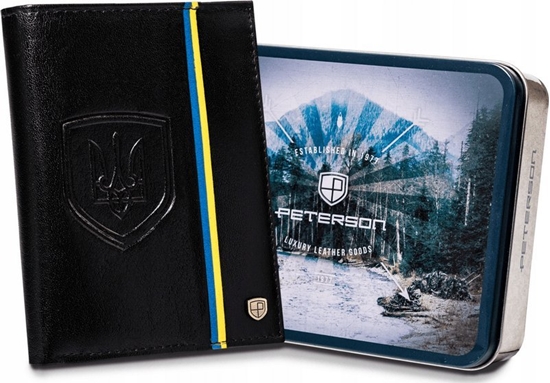 Picture of Peterson Portfel skórzany Peterson [DH] PTN 324-P-UP UA-BLAC czarny