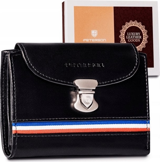 Изображение Peterson Skórzany portfel damski z systemem RFID  Peterson NoSize