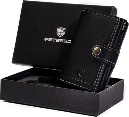 Picture of Peterson Skórzany portfel mski zapiciem  Peterson NoSize