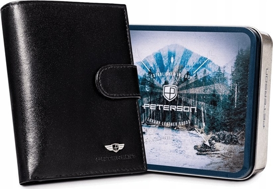 Изображение Peterson Skórzany portfel mski zapinany na zatrzask NoSize