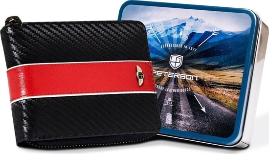 Изображение Peterson Skórzany sportowy portfel na zamek  Peterson NoSize