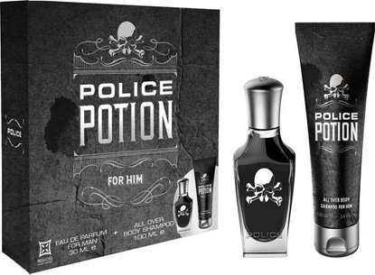Attēls no Police Potion For Him zestaw woda perfumowana spray 30ml + el pod prysznic 100ml