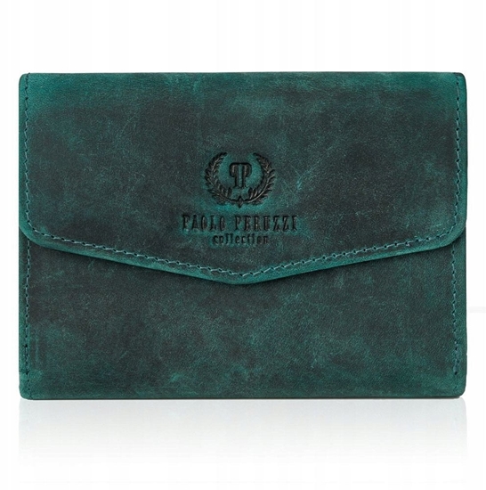 Picture of Portfel damski vintage skórzany Paolo Peruzzi T-35-GR