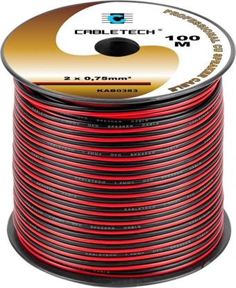 Picture of Przewód Cabletech Kabel gonikowy 0,75mm czarno-czerwony