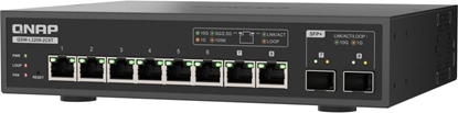 Picture of QNAP QSW-L3208-2C6T cza sieciowe Zarzdzany L2 10G Ethernet (100/1000/10000) Desktop Czarny