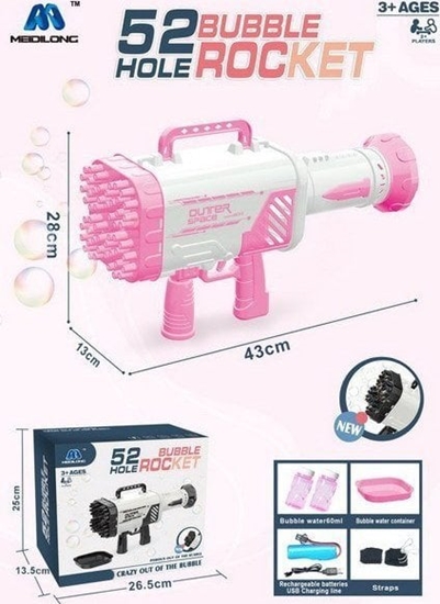 Picture of Ramiz Maszyna do Baniek Pistolet Róowy