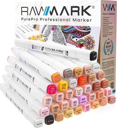Attēls no rawmark Pro markery alkoholowe purePRO 36 kolorów Portrait